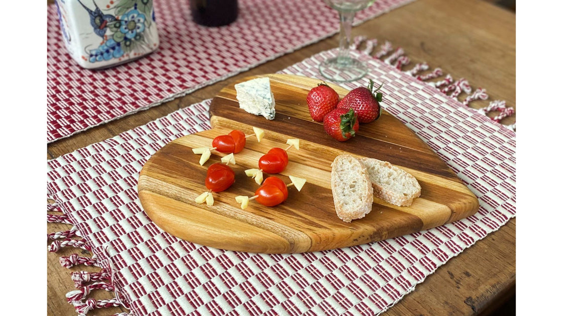 Real Life Living Premium Large Acacia Wood Cutting Board for Kitchen. 1.5in  Extra Thick Chopping Board