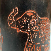 Elephant Iron Lantern Tea Light Holder detail