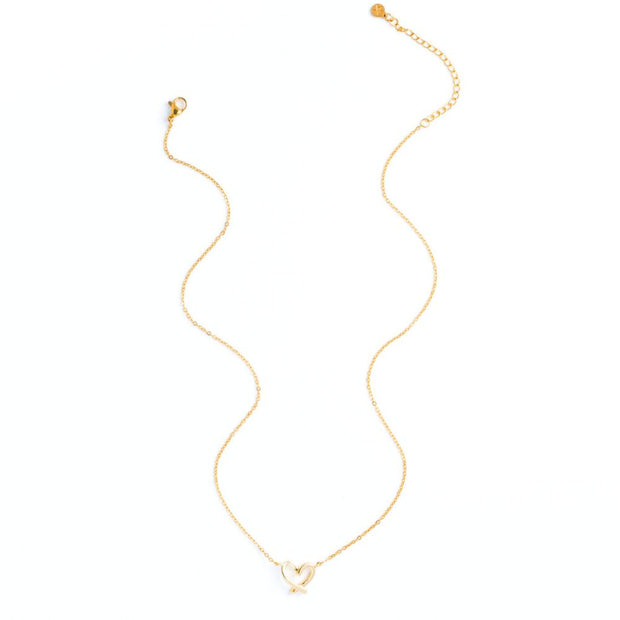 With Love Gold Necklace full