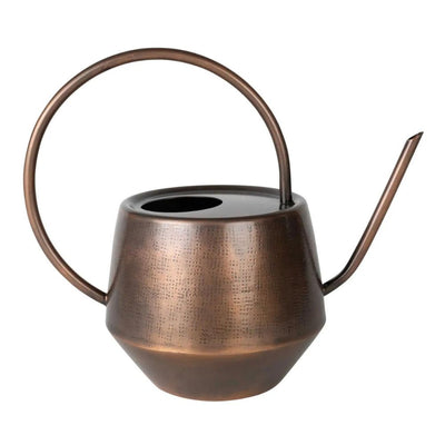 Iron Watering Can in Antique Copper Finish