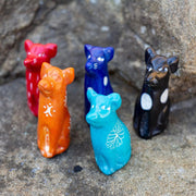 Tiny Soapstone Sitting Dog in assorted colors styled