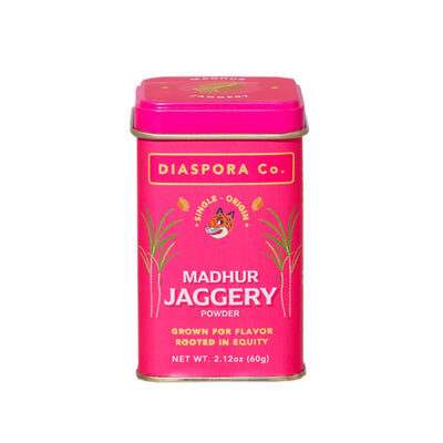 Diaspora Co. Madhur Jaggery Powder 2.12oz Tin