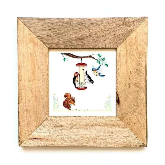 Matr Boomie Banka Mundi Frame - Brown and White 4 x 6