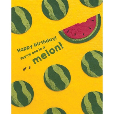 One Melon Birthday Card by Good Paper