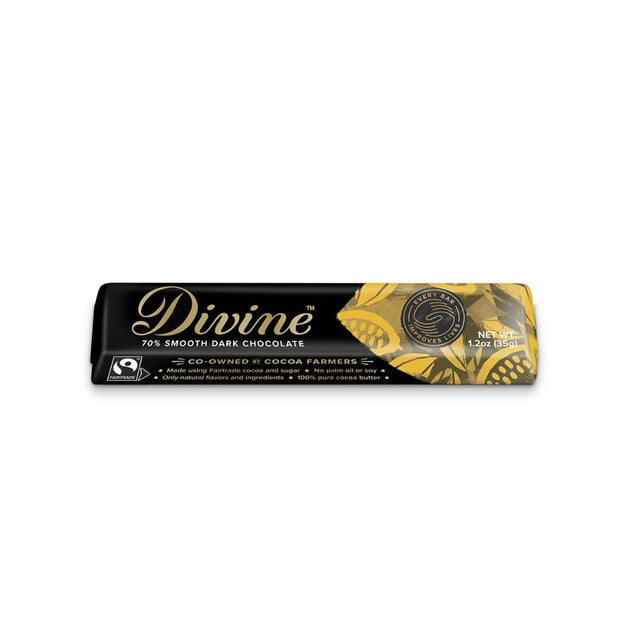 Divine 70% Dark Chocolate Small Bar 1.2oz