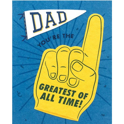 Dad Greatest Of All Time Greeting Card