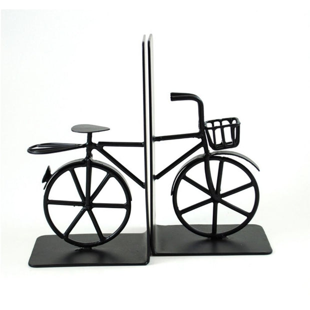 Iron Bicycle Bookends