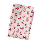 Hot Dogs Cotton Dish Towel