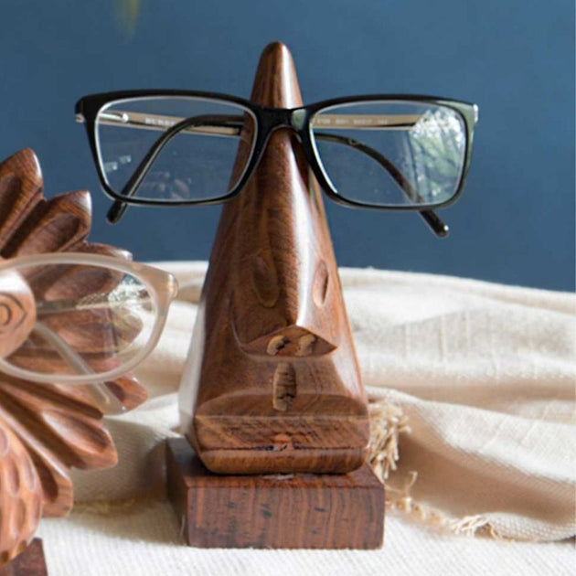Rapa Nui Eyeglasses Holder, Desk Accessory