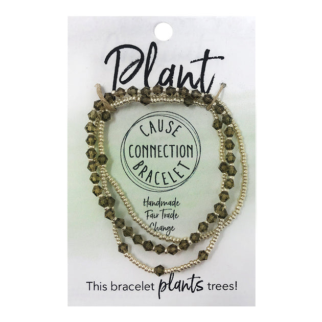 Fairtrade Bracelets | Amor Beaded Bracelet | Bought Beautifully Market Gold