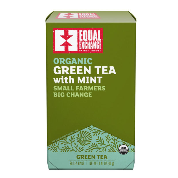 Equal Exchange Organic Green Tea with Mint