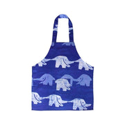 Kids Apron - Blue Elephants Print