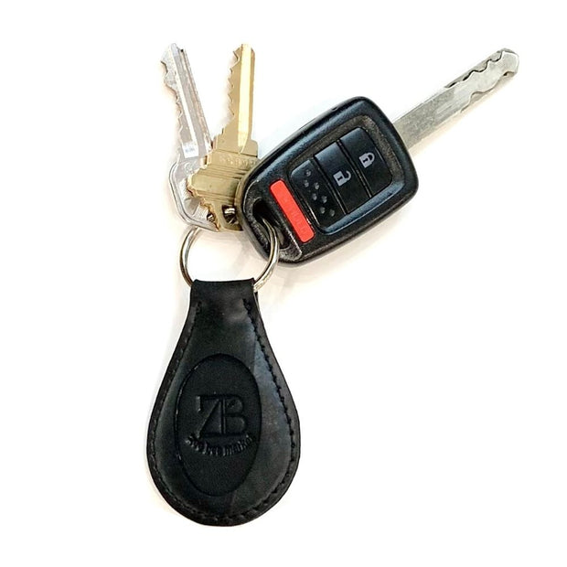 Recycled Inner Tube Key Fob styled