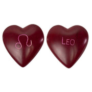 Small Zodiac Sign Soapstone Heart - Leo