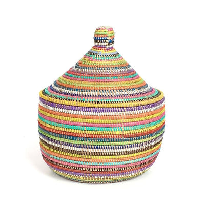 Teranga Rainbow Lidded Warming Basket