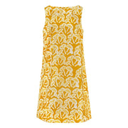 Fair Trade Batik Dress Boardwalk - Ginkgo Gold