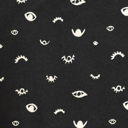 Bellini Tiered Dress Onyx Eyes print