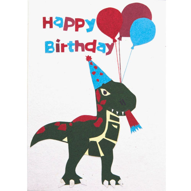 Return of Dino Birthday Greeting Card
