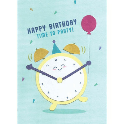 Time to Party Birthday Greeting Card