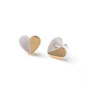 Give Hope Heart Stud Earrings