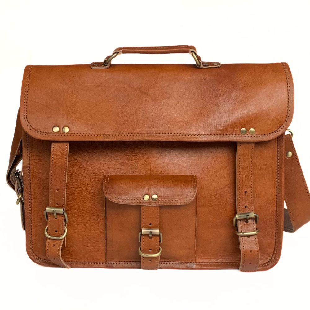 Genuine high quality Leather Laptop Bag