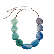 Tagua Slivers Statement Necklace - Tranquility