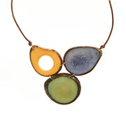Lida Tagua Statement Necklace detail