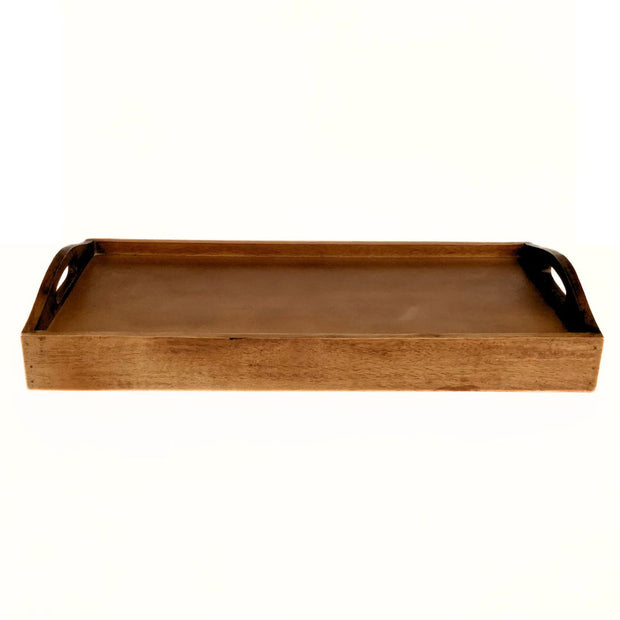 Mango Wood Bed Serving Tray without the Folding Legs