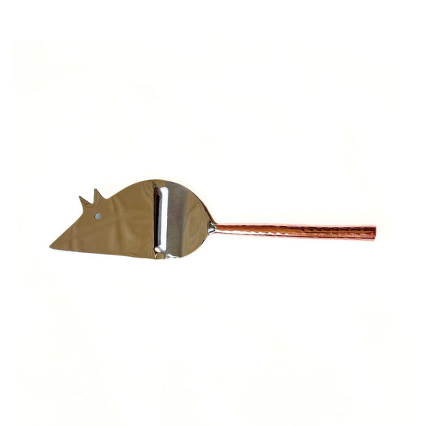 Copper & Silver Mouse Cheese Knife