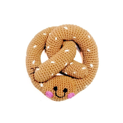 Pretend Play Food Rattle - Soft Pretzel