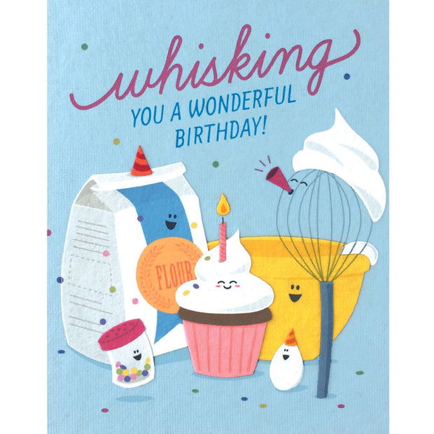 Whisking You a Wonderful Birthday Greeting Card