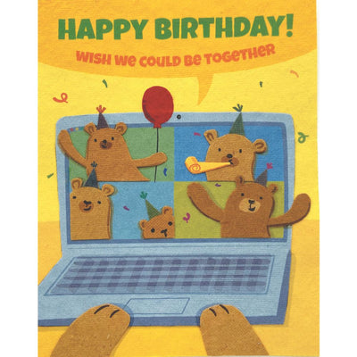 Zoom Birthday Greeting Card