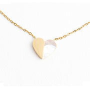 Give Hope Mother of Pearl and 14k gold plated Necklace