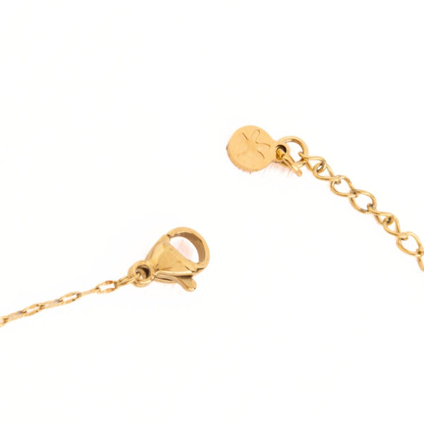 Brayden Scarlet Pendant Necklace chain closure detail