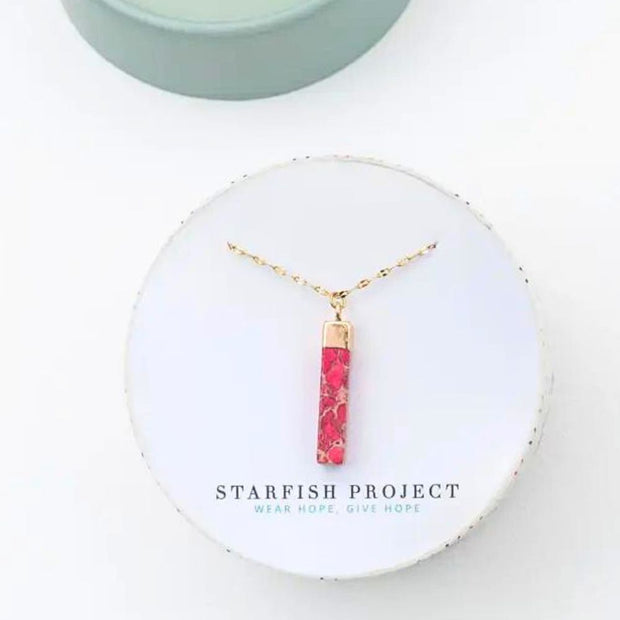 Brayden Scarlet Pendant Necklace in a free gift box