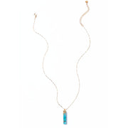 Brayden Turquoise Pendant Necklace full view