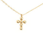 Perfect Harmony Gold Cross Necklace