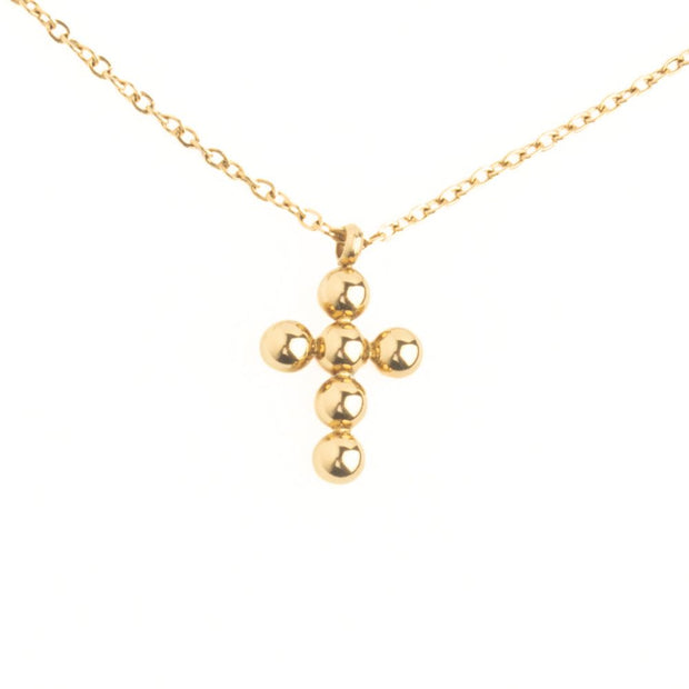 Perfect Harmony Gold Cross Necklace