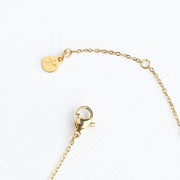 Perfect Harmony Gold Cross Necklace chain closure detail