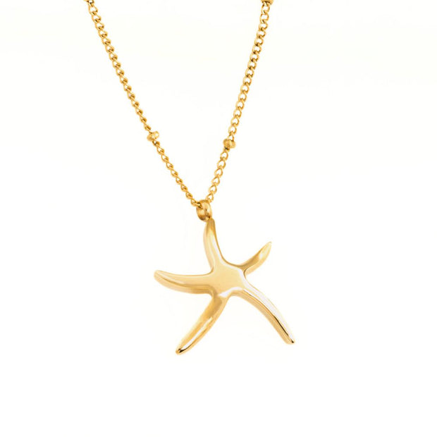 Starfish Hope Necklace in Gold