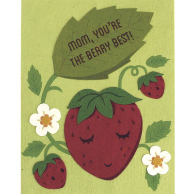 Berry Best Mom Greeting Card