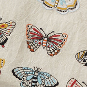 Flutter Butterfly Embroidered Tote closeup