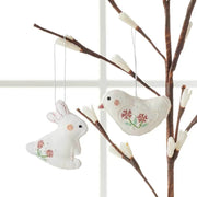 Embroidered Easter Ornaments - Bunny & Chick lifestyle