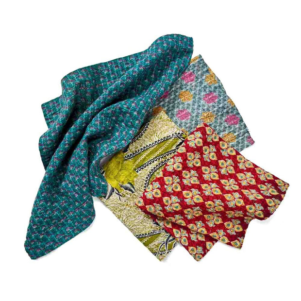 Double-sided Assorted Kantha Square Napkins
