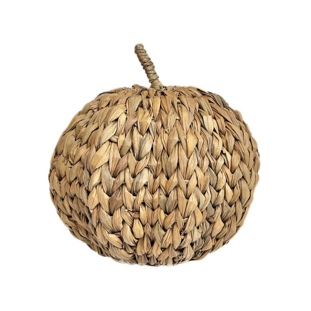 Natural Hogla Grass Decorative Pumpkin - large