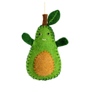 Felt Friendly Avocado Ornament