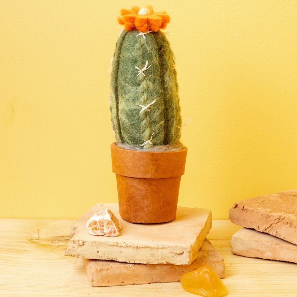 small san pedro cactus Felt Cactus