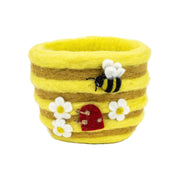 Felt Planter Pot - Honey Hive and a Buzzing Bee