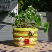 Felt Planter Pot - Honey Hive and a Buzzing Bee lifestyle