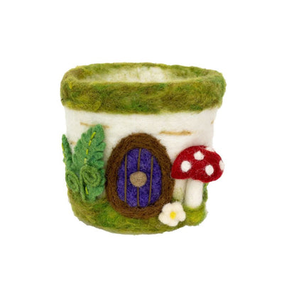 Felt Planter Pot - Woodland Mushroom